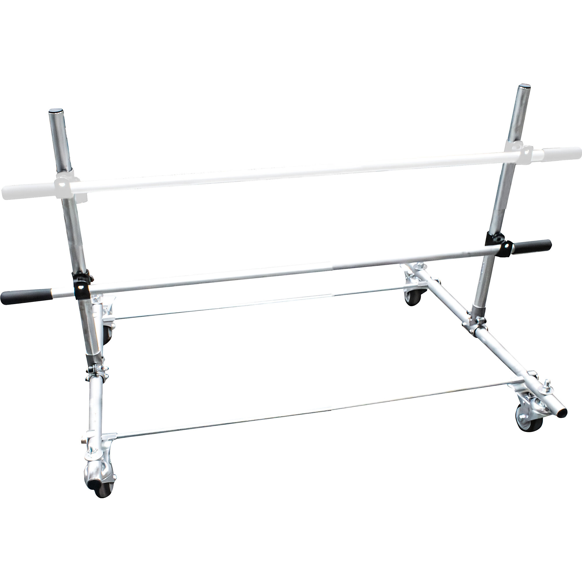 Encore Packaging - Economy Paper/Poly Tubing Dispenser Kit - Table Top Mount - 1 Tier - 48" with Casters EP-5912-48-S-CS